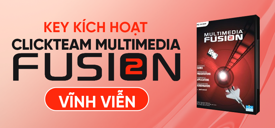 Clickteam Multimedia Fusion 2 - Key kích hoạt vĩnh viễn